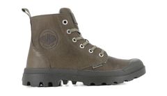 Palladium Pampa Zip Leather Essential Green Pánske - Topánky Palladium - Zelená - 76888-308-M-9.5 - Size: 9.5
