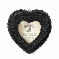 Dekoration (Fotorahmen) ALCHEMY GOTHIC - Black Rose Heart