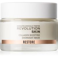 Revolution Skincare Restore Collagen Boosting възстановяващ нощен крем-маска  за подпомагане на образуването на колаген 50 мл.