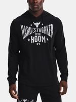 Under Armour UA Project Rock Terry Hoodie Sweatshirt Schwarz