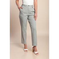 Elegante Lange Hose In Übergröße, Grau