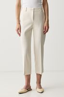 Sisley pantaloni straight pentru femei, cu in