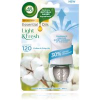 Air Wick Light & Fresh Cotton & Crisp Air електричний освіжувач повітря з наповненням 19 мл