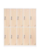 Skříň do šaten Oxford Wood, desetidveřová