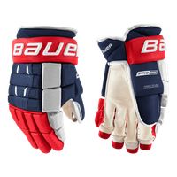 Rukavice Bauer Pro Series S21 INT, Intermediate, 13", tmavo modrá-červená-biela