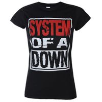 Koszulka metal damskie System of a Down - Logo - HYBRIS - WMX-5-SOAD006-H92-3-BK XXL