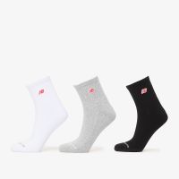 Κάλτσες New Balance Red Patch Logo Ankle White S