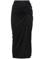 Paige High Slit Jersey Midi Skirt