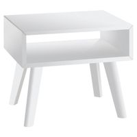 Hasena NOČNÝ STOLÍK, buk, biela, 50/42/41 cm
