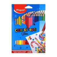 FARBIČKY TROJHRANNÉ 36 FARIEB COLOR PEPS MAPED