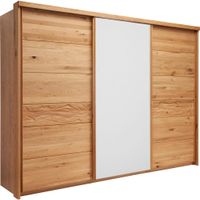 Linea Natura SKŘÍŇ S POSUVNÝMI DVEŘMI, dub, bílá, barvy dubu, 285/216/70 cm