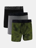 Under Armour M UA Perf Cotton Nov 6in 3-pack Bokserice zelena