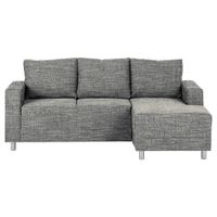 MID.YOU ROHOVÁ SEDACIA SÚPRAVA, textil, sivá