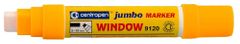 Centropen 9120 Popisovač na sklo 2-15mm Jumbo Window oranžový