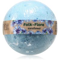 Folk & Flora Cornflower бомбочка для ванни 130 гр