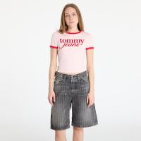 T-shirt Tommy Jeans Slim Script Tee Pink XS