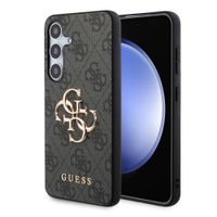 Ovitek GUESS 4G METAL za Samsung Galaxy S24 Plus 5G siv