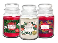Petali Set 3 MAXI vánočních svíček Petali