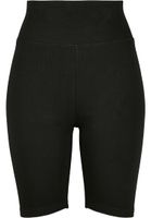 Women's High Waisted Cycling Shorts - Black