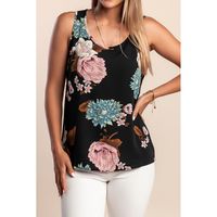 Top S Cvjetnim Printom, Crni