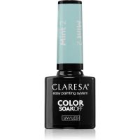 Claresa SoakOff UV/LED Color Mint гелевий лак для нігтів відтінок 2 5 гр