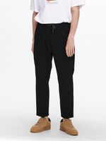 ONLY & SONS Dew Chino Hlače crna