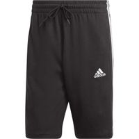 adidas ESSENTIALS SINGLE JERSEY 3-STRIPES SHORTS Мъжки шорти, черно, размер