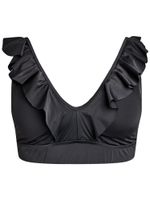 Swim by Zizzi Bikini gornji dio 'Skitrin'  crna