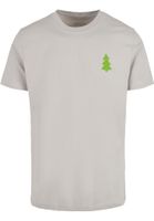 Merchcode Majica 'Christmas Vibes'  siva / zelena / crvena