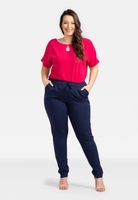 Karko Woman's Trousers Z786 Navy Blue