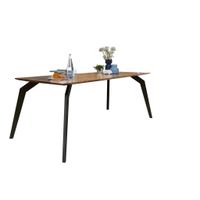 Livetastic JEDÁLENSKÝ STÔL, akácia, hnedá, čierna, 160/90/75 cm