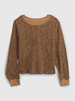 GAP Kids T-shirt with leopard pattern - Girls