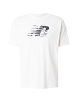 new balance Tehnička sportska majica  siva / antracit siva / bijela