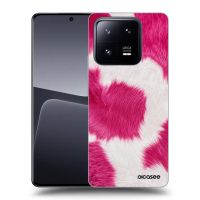 Silikónový čierny obal pre Xiaomi 14 - Pink Moo