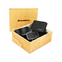HORSEFEATHERS Prémiový darčekový box (peňaženka + opasok + ponožky 3pack) BROWN
