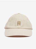 Beige Ladies Cap Tommy Hilfiger - Women