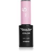 Pierre René Nails Hybrid gel lak za nohte z uporabo UV/LED lučke odtenek No. 5 Pannacotta 6 ml