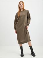 Khaki Women's Sweatshirt Dress Noisy May Helene - Women