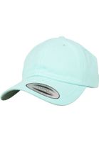 Peached Cotton Twill Dad Cap diamond blue