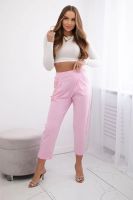 New Punto Trousers with Chain Light Pink
