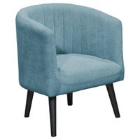 Livetastic KOKTAILOVÉ KRESLO, textil, modrá