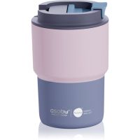 Asobu Coffee Express termohrnček z nehrdzavejúcej ocele s keramickou vrstvou Pastel Pink 360 ml
