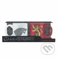 Hrnčeky Game of Thrones (110ml set 2ks Stark & Lannister)