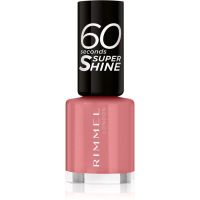 Rimmel 60 Seconds Super Shine lak za nohte odtenek 235 Preppy In Pink 8 ml