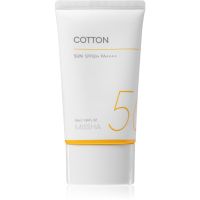 Missha All Around Safe Block Cotton Sun cremă cu protecție solară 50+ pentru piele sensibila si alergica 50 ml