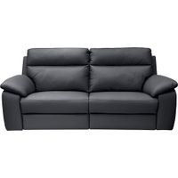 Celina Home TROJMIESTNA POHOVKA, tmavomodrá, pravá koža