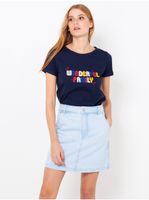 Light blue denim skirt CAMAIEU - Women