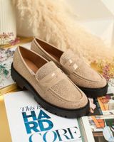 Resti Women's moccasins with zircons Shineshine