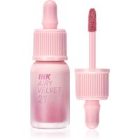 peripera Ink Airy Velvet кремова помада з матуючим ефектом відтінок 21 Fluffy Peach 4 гр