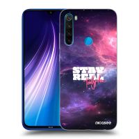 Silikónový čierny obal pre Xiaomi Redmi Note 8 - Stay Real